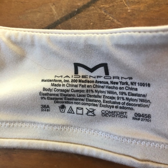 Maidenform lightly padded Bra Comfort Devotion - Picture 4 of 4